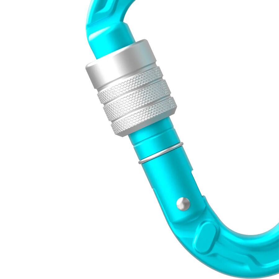 Edelrid HMS Strike Screw Locking Carabiner Icemint