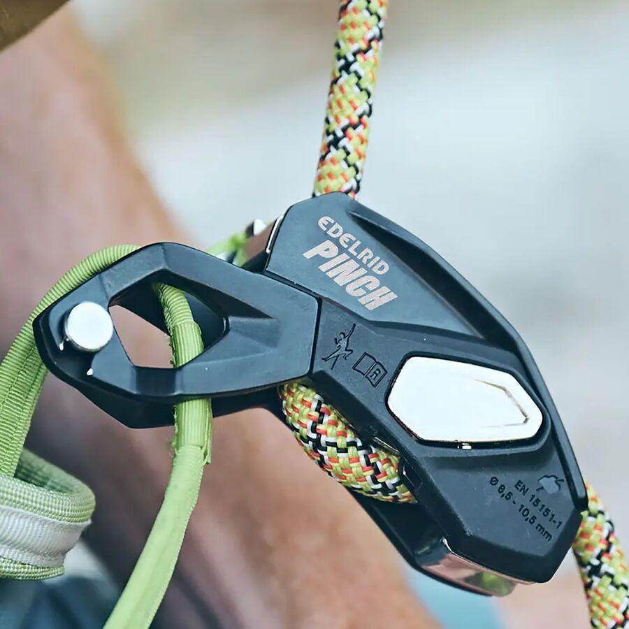 Edelrid Pinch Belay Device Anthracite/Oasis