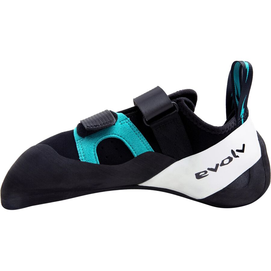 Evolv Geshido Climbing Shoe Black/Teal/White