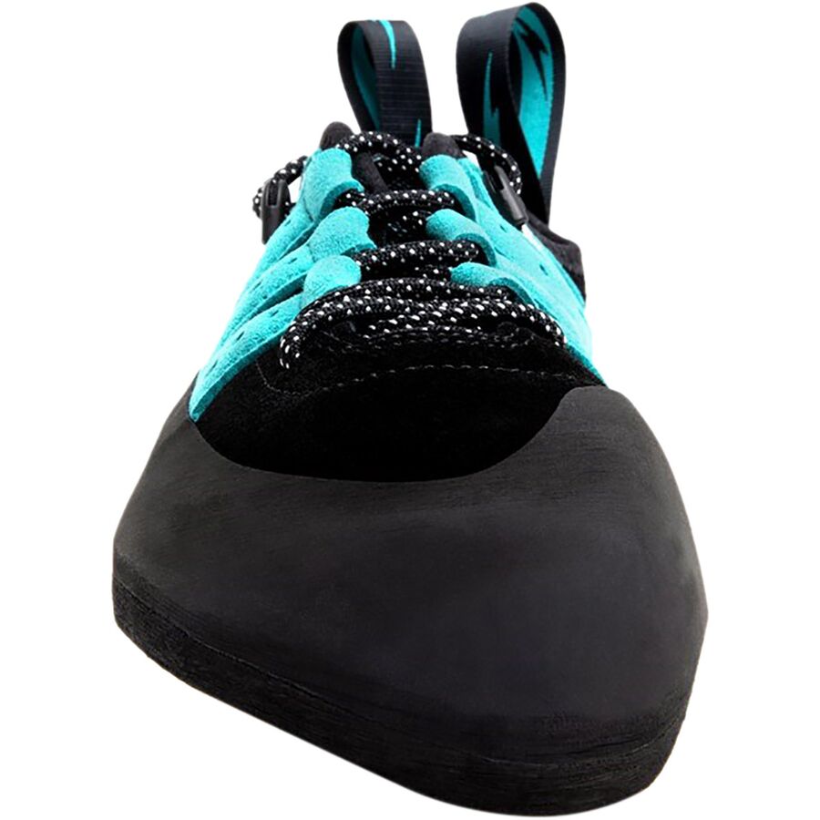 Evolv Geshido Lace Climbing Shoe Black/Teal/White