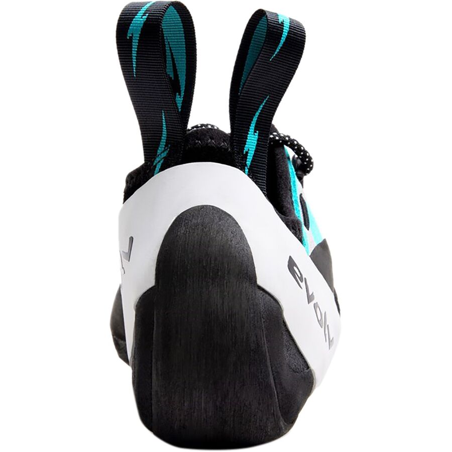 Evolv Geshido Lace Climbing Shoe Black/Teal/White