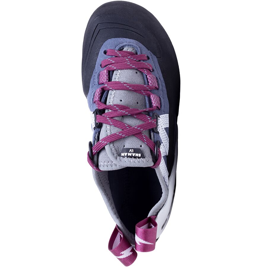 Evolv Shaman Lace LV Climbing Shoe Beet Red/Slate