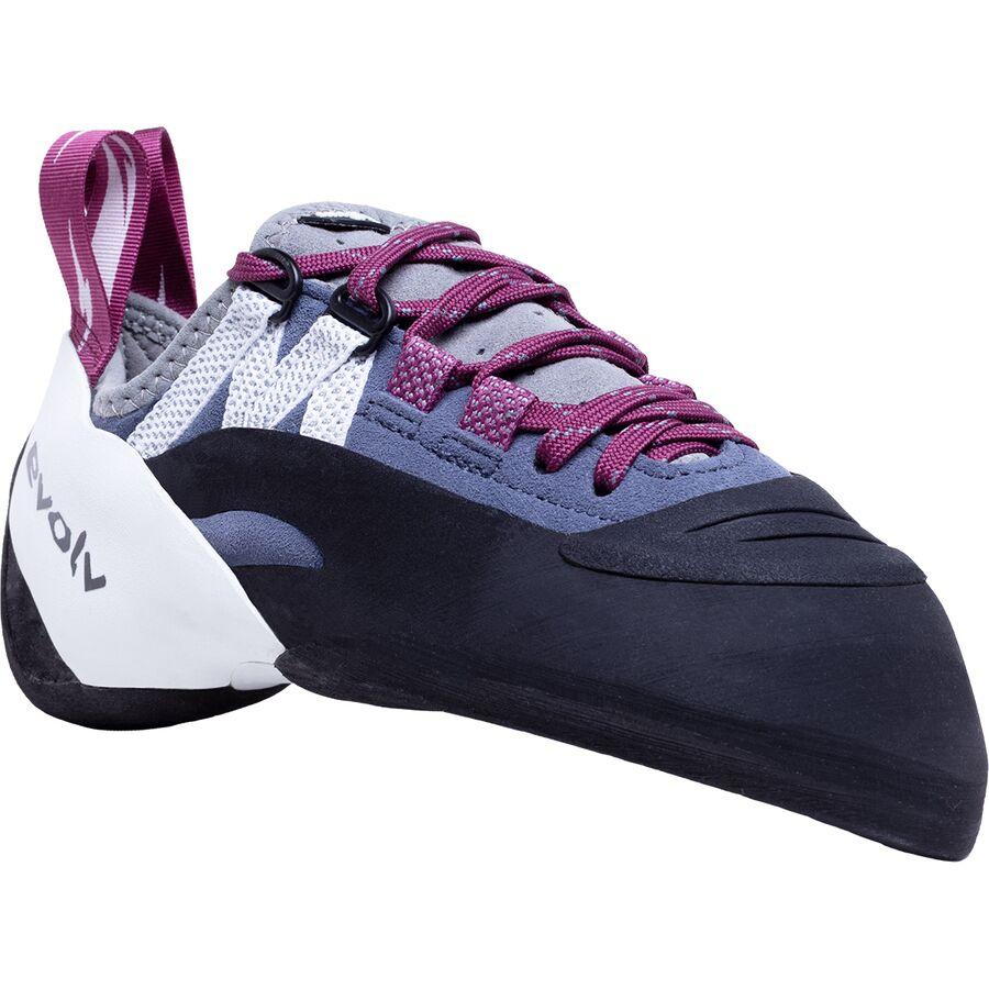 Evolv Shaman Lace LV Climbing Shoe Beet Red/Slate