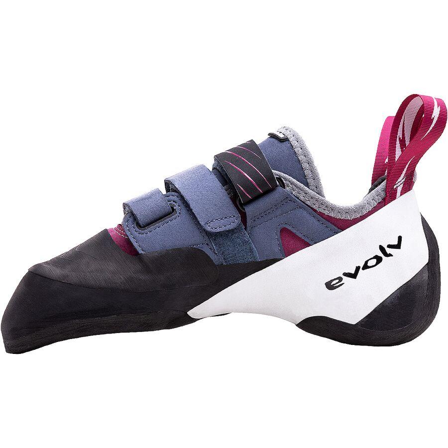 Evolv Shaman LV Climbing Shoe Beet Red/Slate