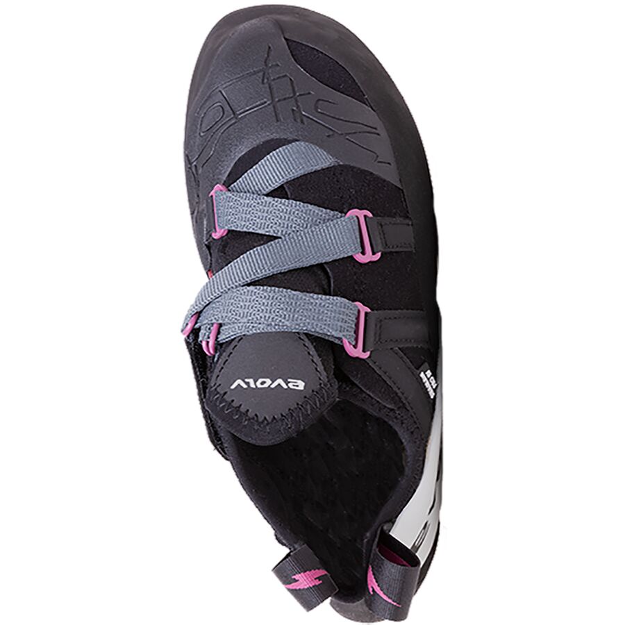 Evolv Shaman Pro LV Climbing Shoe Black/Beet Red