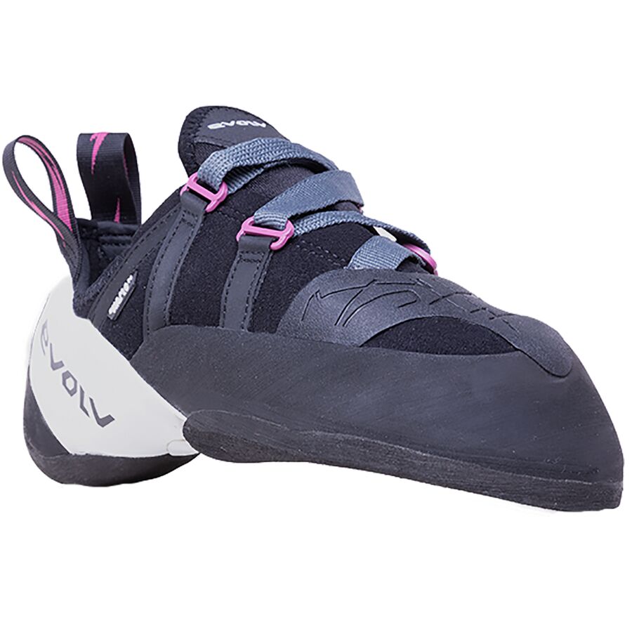 Evolv Shaman Pro LV Climbing Shoe Black/Beet Red