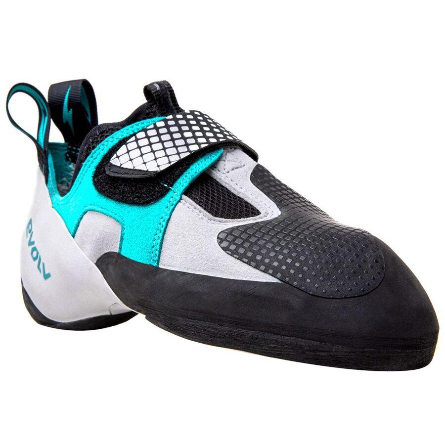 Evolv Zenist Climbing Shoe - Women's White/Teal/Black