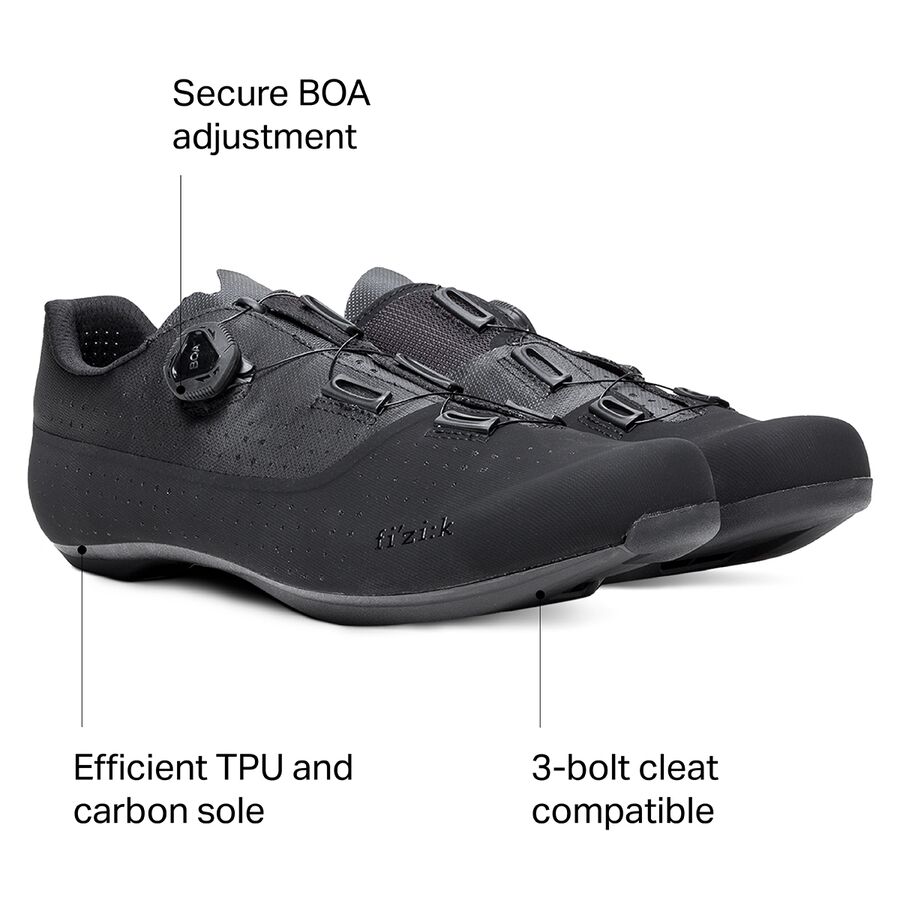 Fi'zi:k Tempo Overcurve R4 Wide Cycling Shoe Black/Black