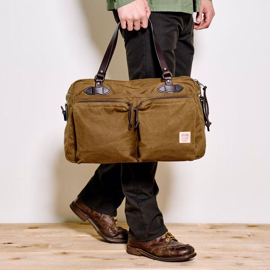 Filson 48 Hour Tin Cloth Duffle Bag Dark Tan