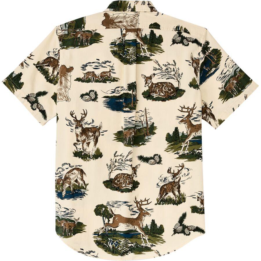 Filson Alaskan Guide Lightweight Short-Sleeve Shirt - Men's VtgWtDeers