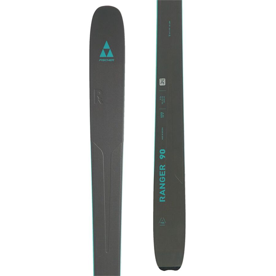 Fischer Ranger 90 Skis - 2024 Gray/Celeste Green