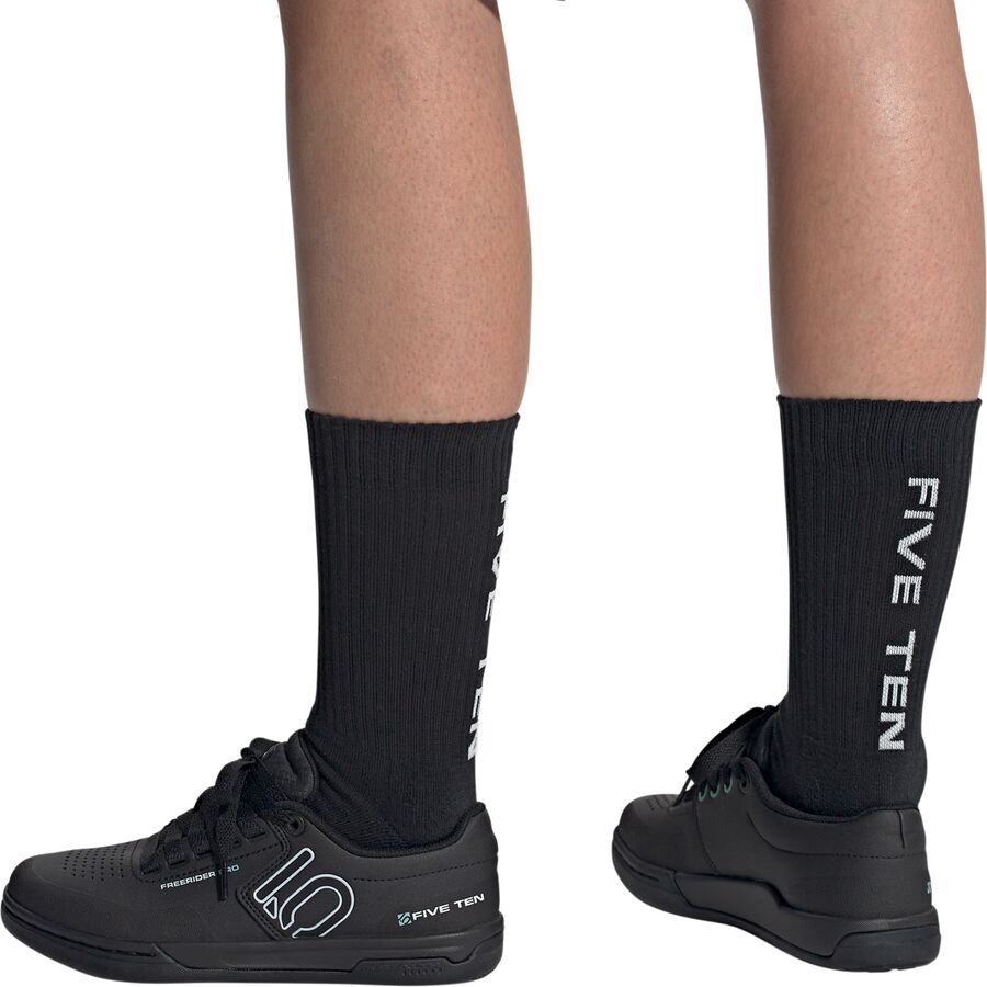 Five Ten Freerider Pro Cycling Shoe - Women's Core Black/Crystal White/Acid Mint