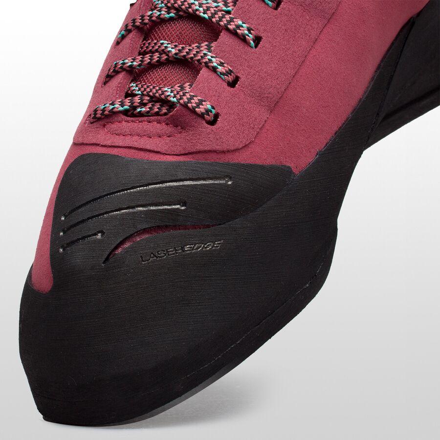 Five Ten Niad Lace Climbing Shoe Core Black/Crew Red/Acid Mint