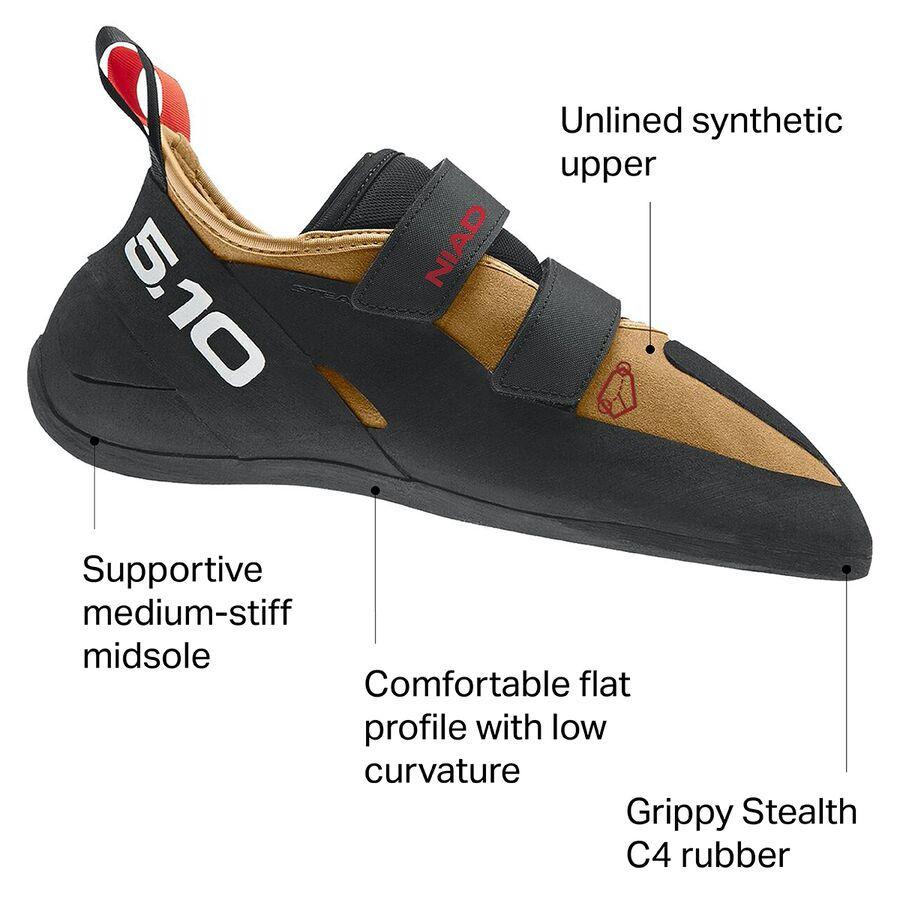 Five Ten Niad VCS Climbing Shoe Mesa/Core Black/Ftwr White
