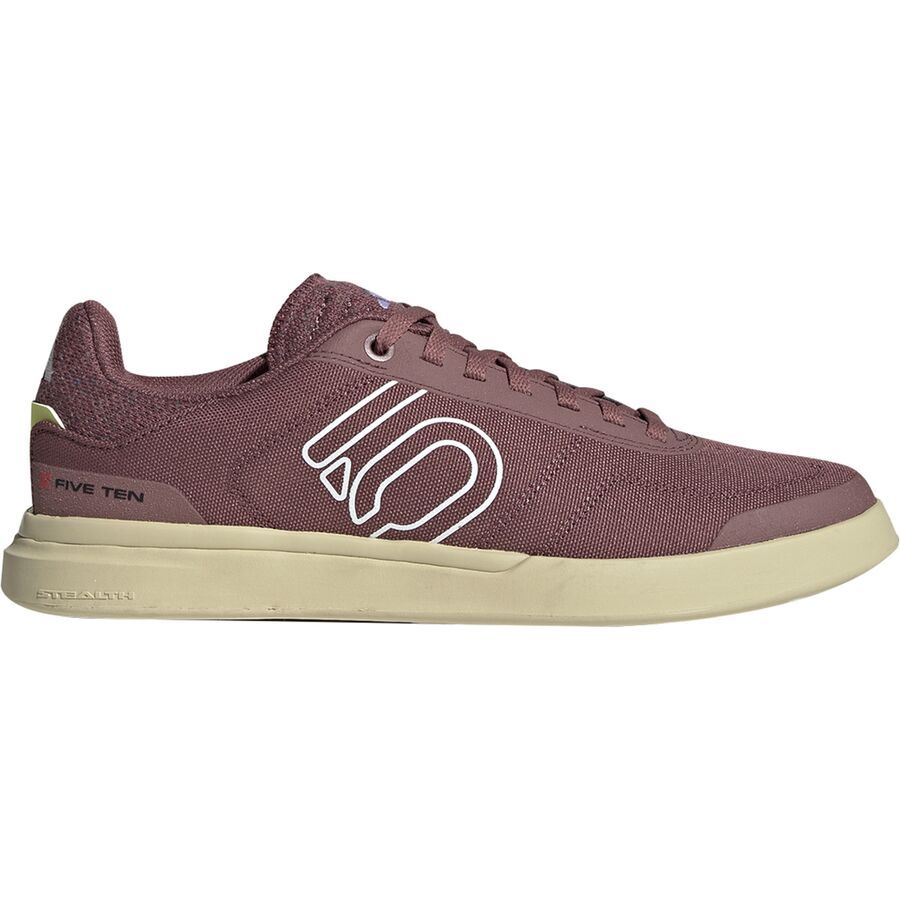 Five Ten Sleuth DLX Canvas Cycling Shoe - Women's Quiet Crimson/Ftwr White/Core Black
