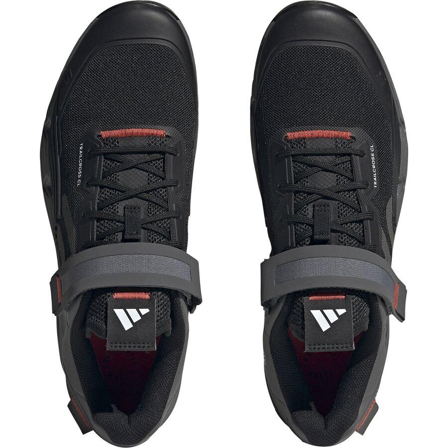 Five Ten Trailcross Clip-In Cycling Shoe - Men's Core Black/Grey Three/Red