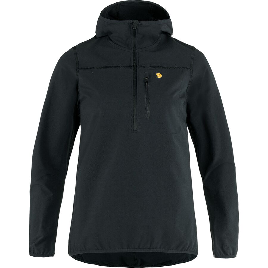 Fjallraven Bergtagen Stretch 1/2-Zip Jacket - Women's Black