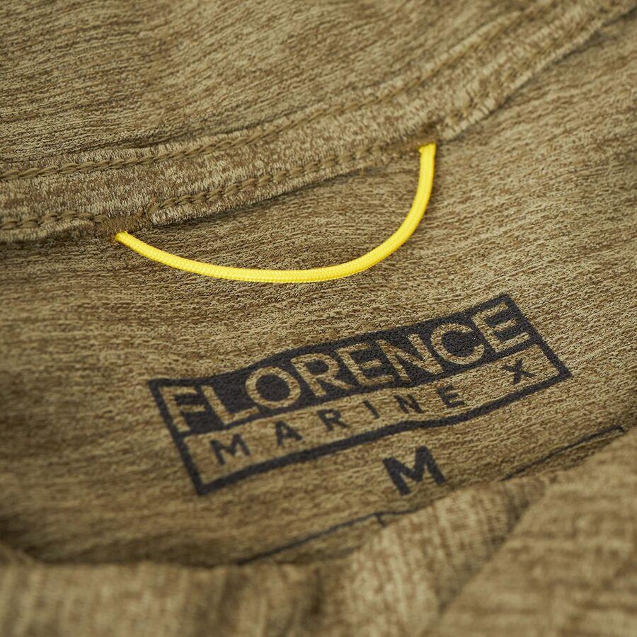 Florence Marine X Airtex Long-Sleeve Hooded Shirt - Men's Heather Burnt Olive