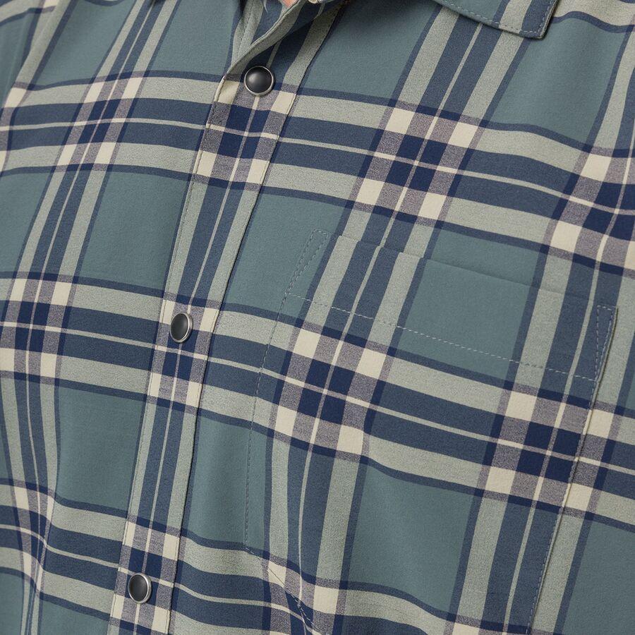 Flylow Anderson Shirt - Men's Eucalyptus/Mist Plaid
