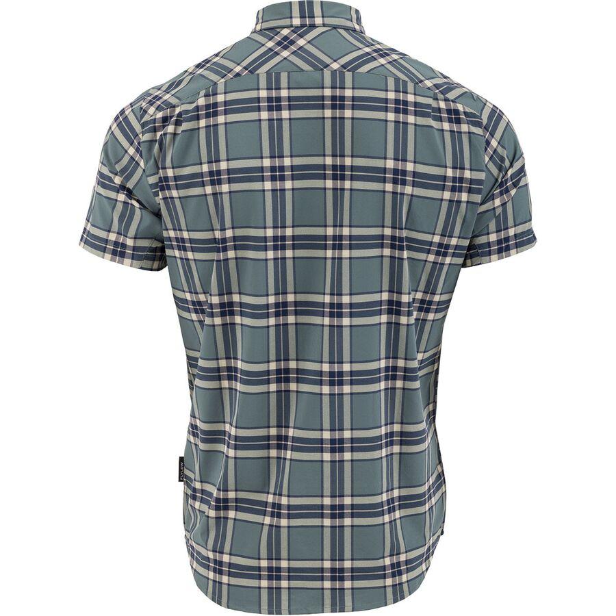 Flylow Anderson Shirt - Men's Eucalyptus/Mist Plaid