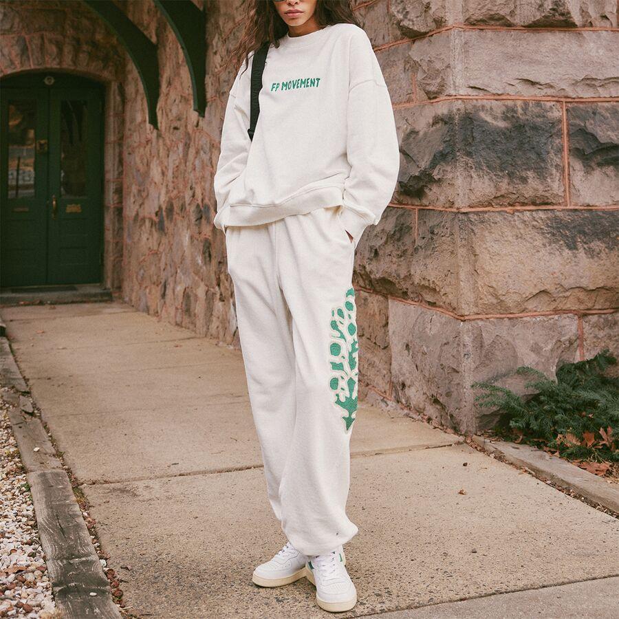 FP Movement All Star Embroidered Pullover - Women's White Combo
