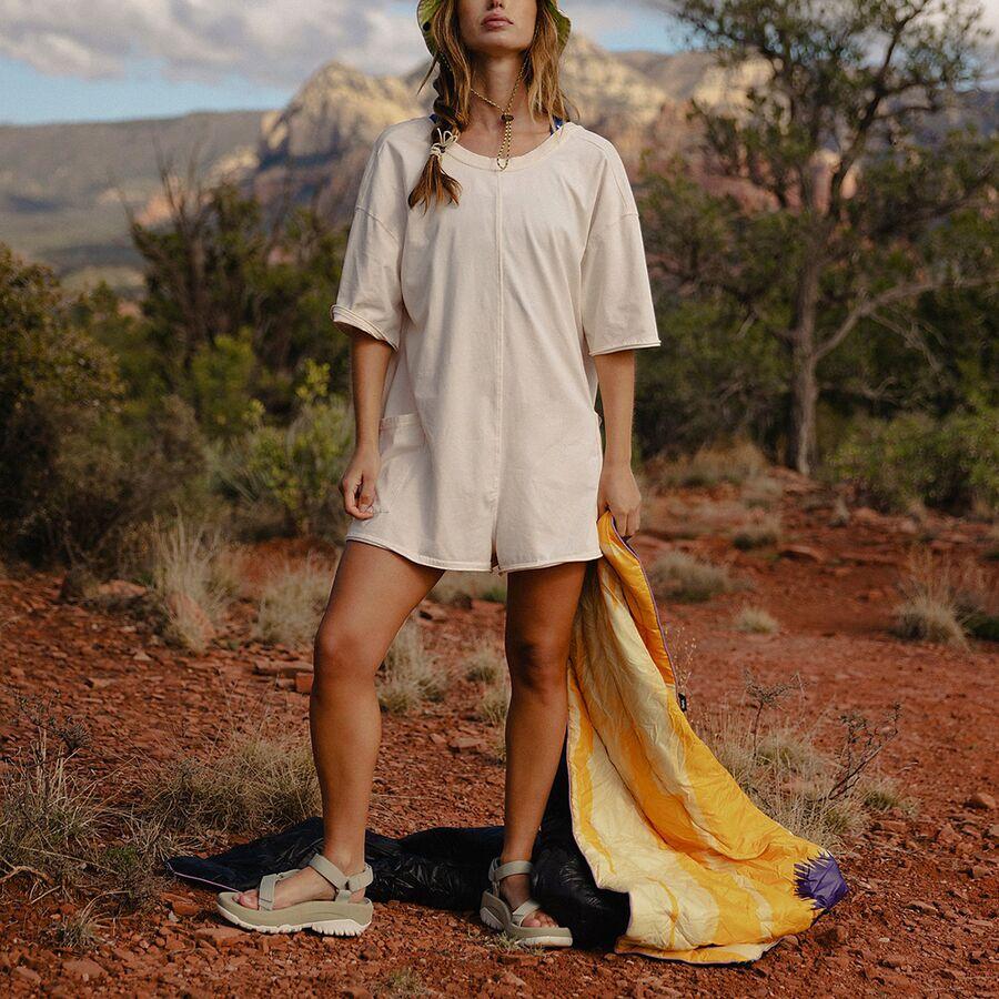 FP Movement Hot Shot T-Shirt Romper Coddy - Women's Bleached Clay