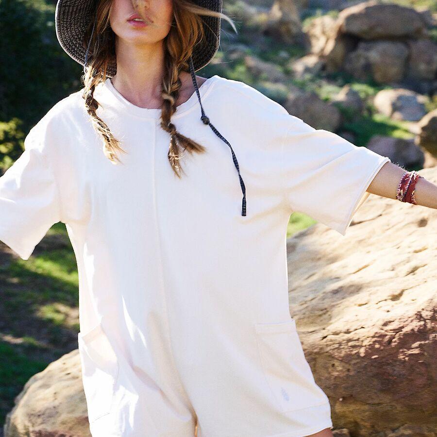 FP Movement Hot Shot T-Shirt Romper Coddy - Women's Bleached Clay
