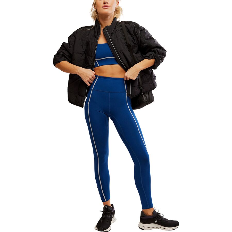 FP Movement Youre A Peach Logo Legging - Women's Black Grape