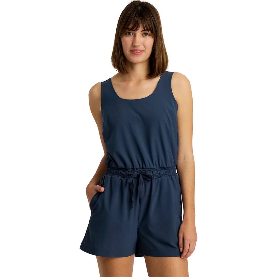 Free Fly Breeze Romper - Women's Storm Cloud