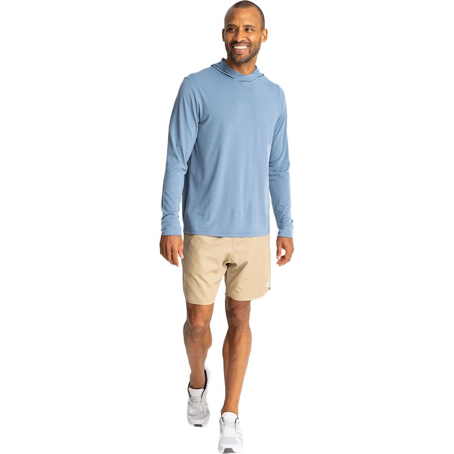 Free Fly Elevate Lightweight Hoodie - Men's Bluestone
