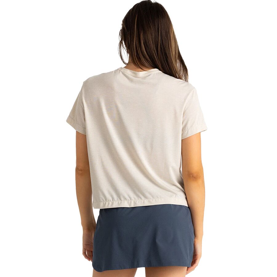 Free Fly Elevate Lightweight T-Shirt - Women's Heather Birch