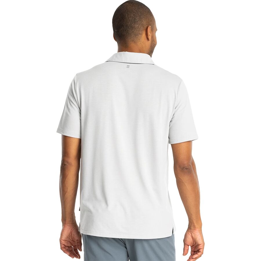 Free Fly Elevate Polo Shirt - Men's Aspen Grey