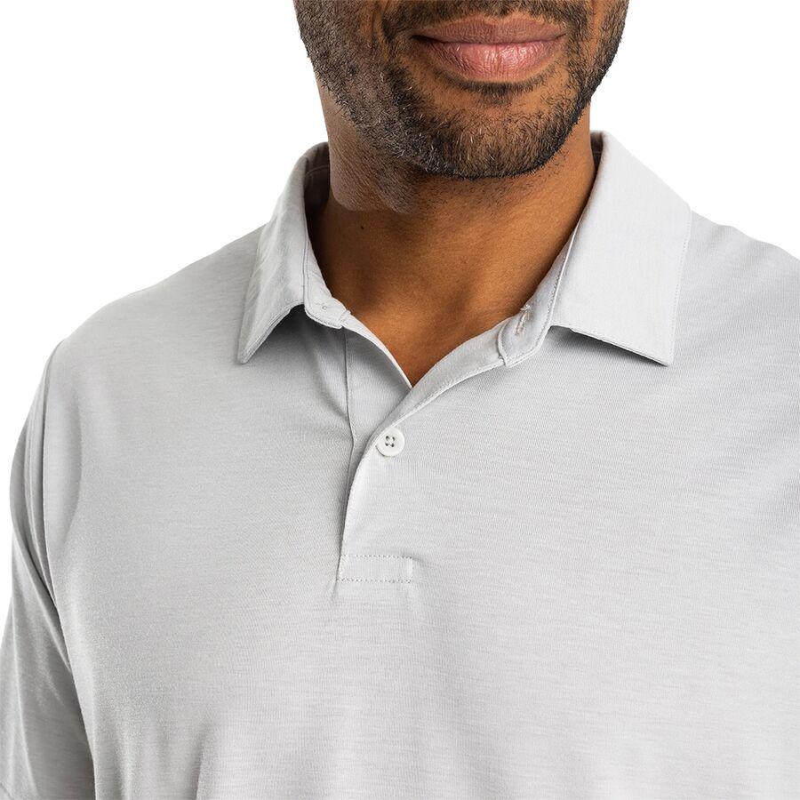 Free Fly Elevate Polo Shirt - Men's Aspen Grey