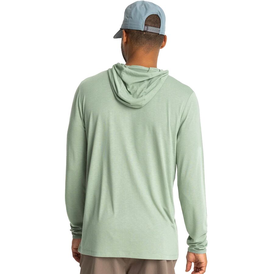 Free Fly Lightweight Hoodie - Men's Palm Green