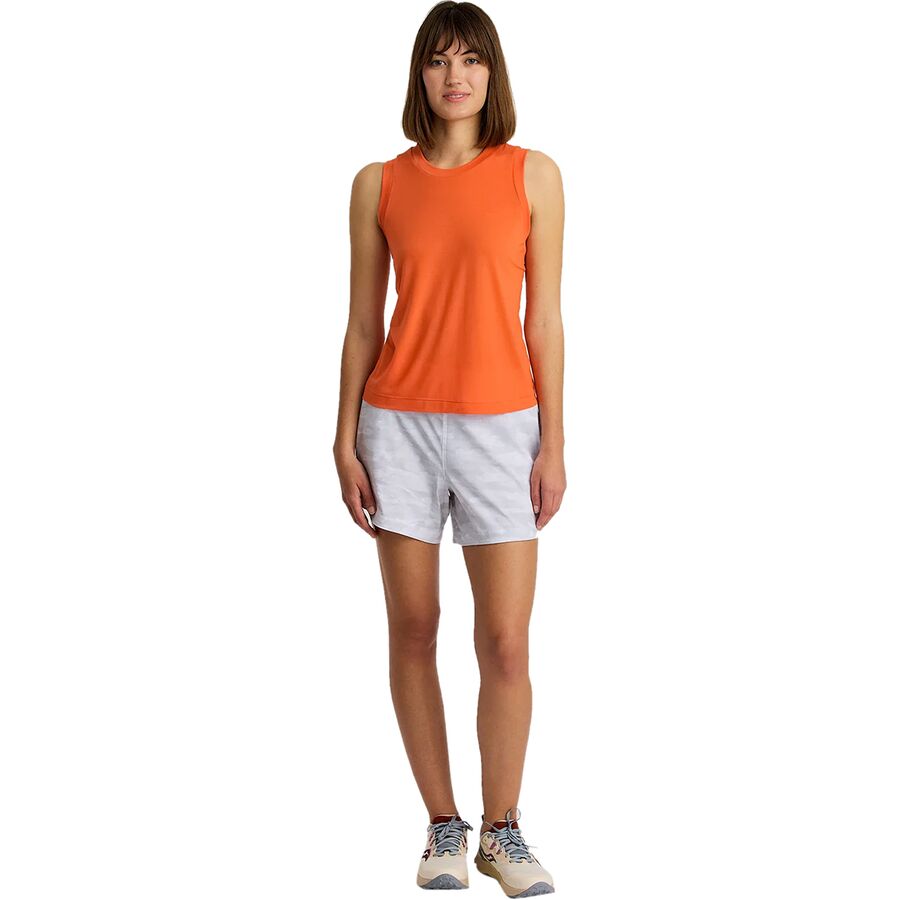 Free Fly Lined Active Breeze 5in Short - Women's Seasmoke Camo - Cloud Grey