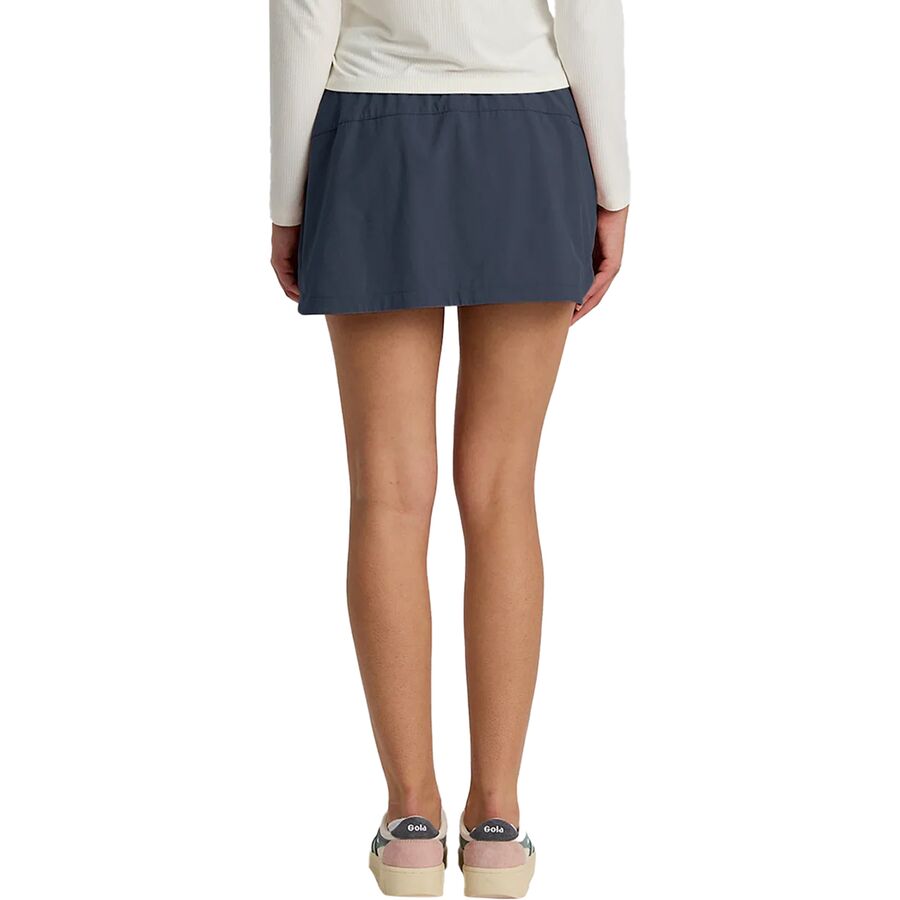 Free Fly Lined Active Breeze Long Skort - Women's Storm Cloud