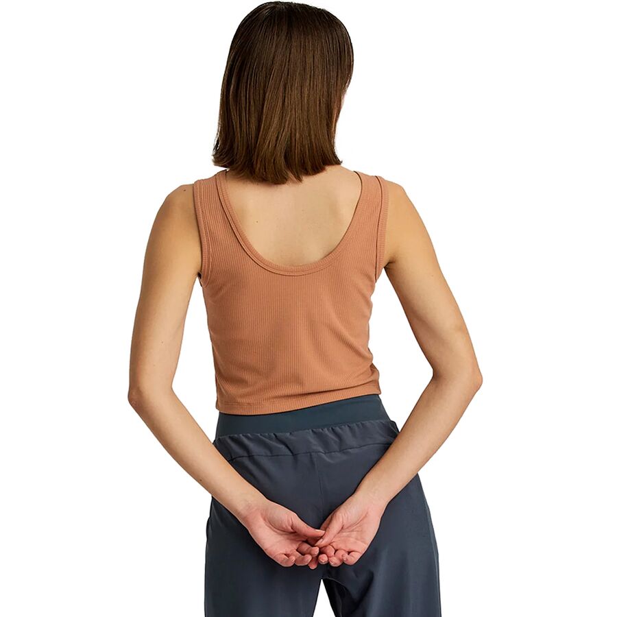 Free Fly Ribbed Tank Top - Women's Canyon Clay