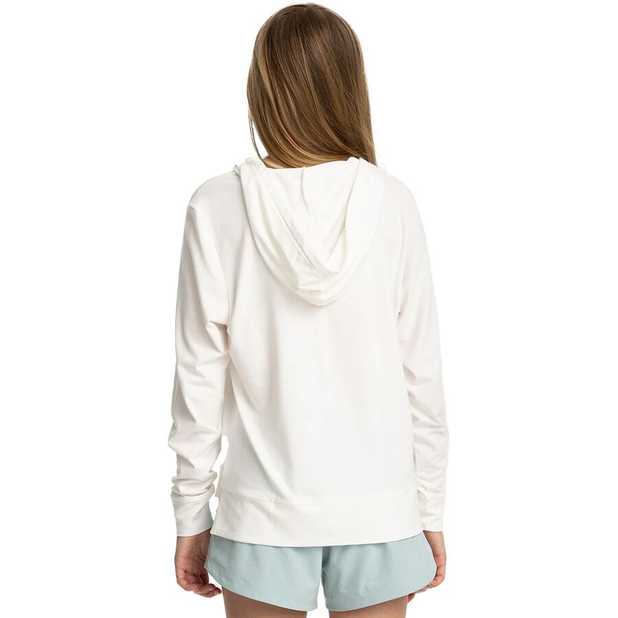Free Fly Shade Hoodie - Girls' Bright White