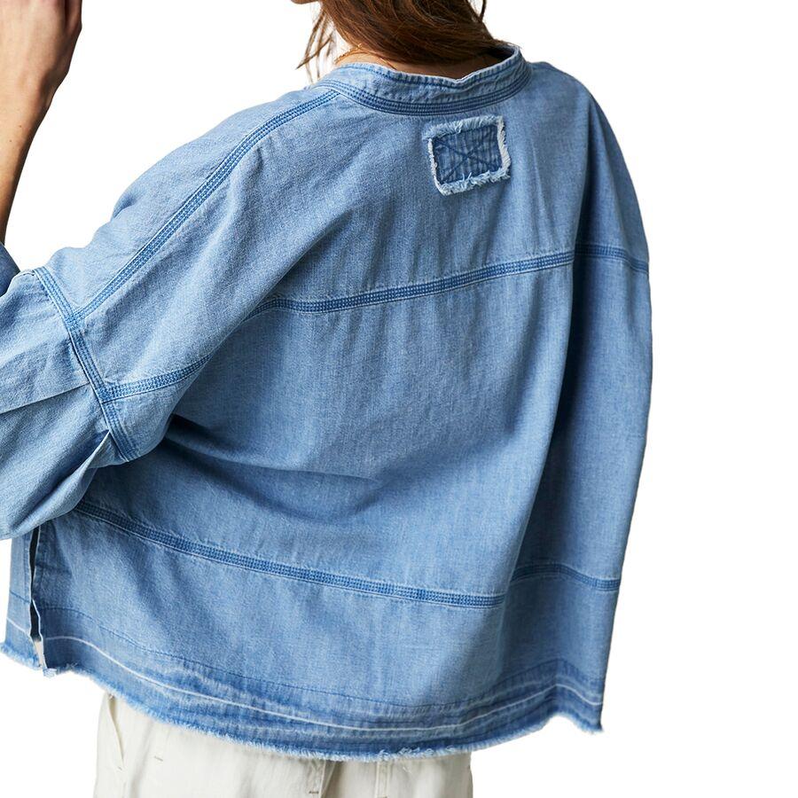 Free People Jude Denim Pullover - Women's Vintage Indigo