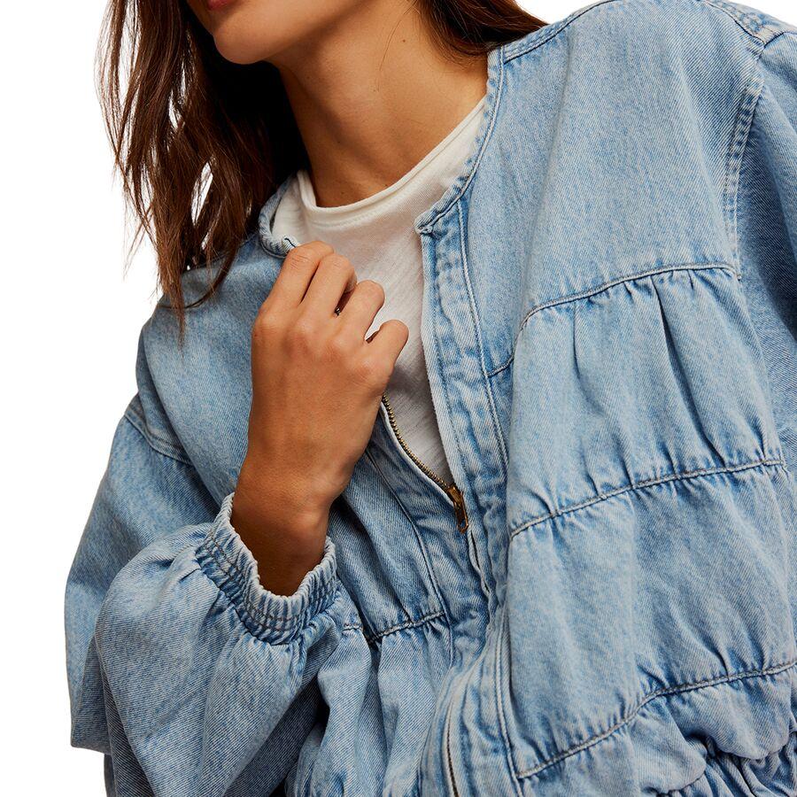 Free People Layla Denim Jacket - Women's Sunbeam