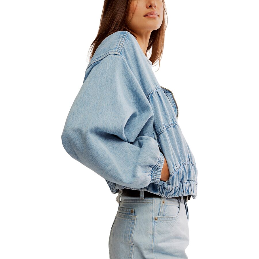Free People Layla Denim Jacket - Women's Sunbeam