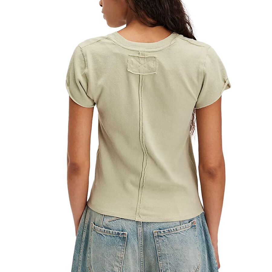 Free People The Tee That Got Away Shirt - Women's Washed Sage
