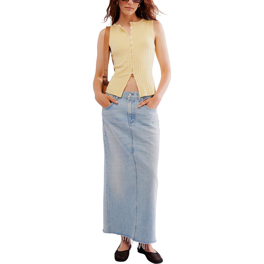 Free People Tilly Vest - Women's Mellow Yellow