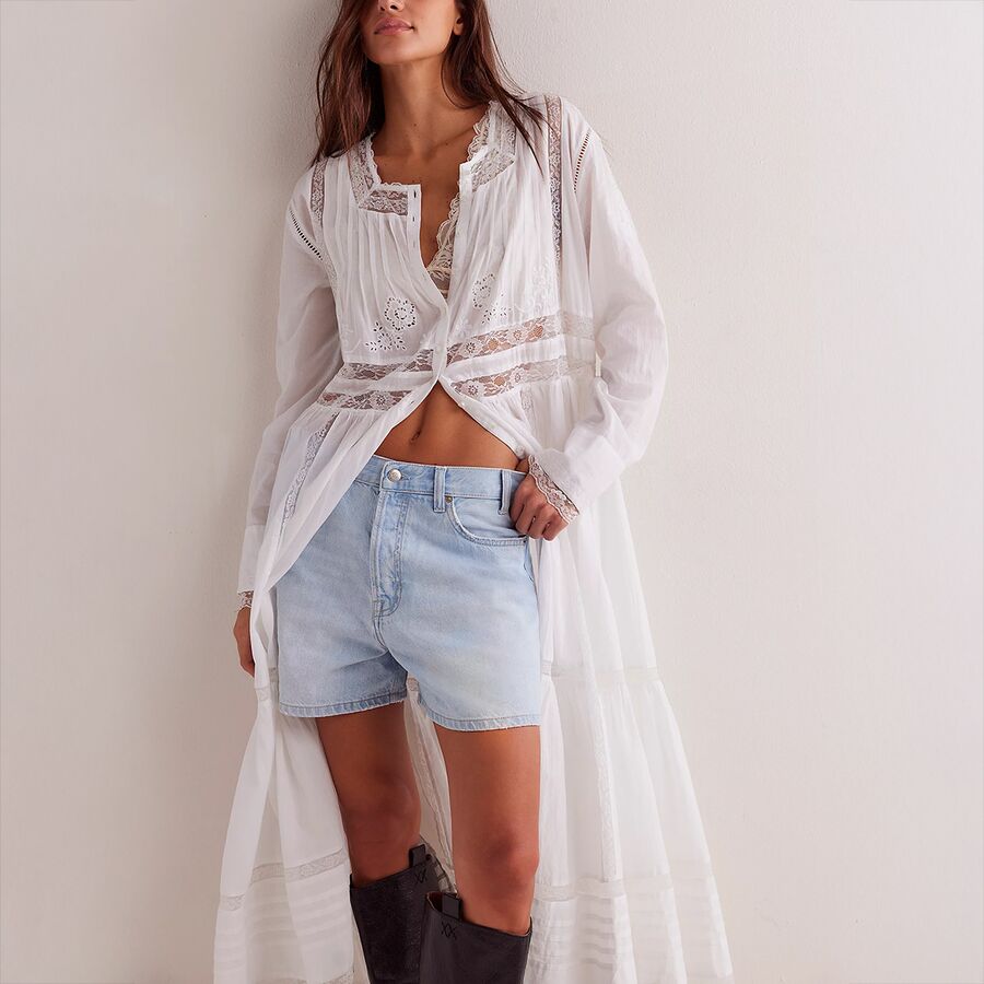 Free People Tippi Denim Short - Women's Babalon Blue