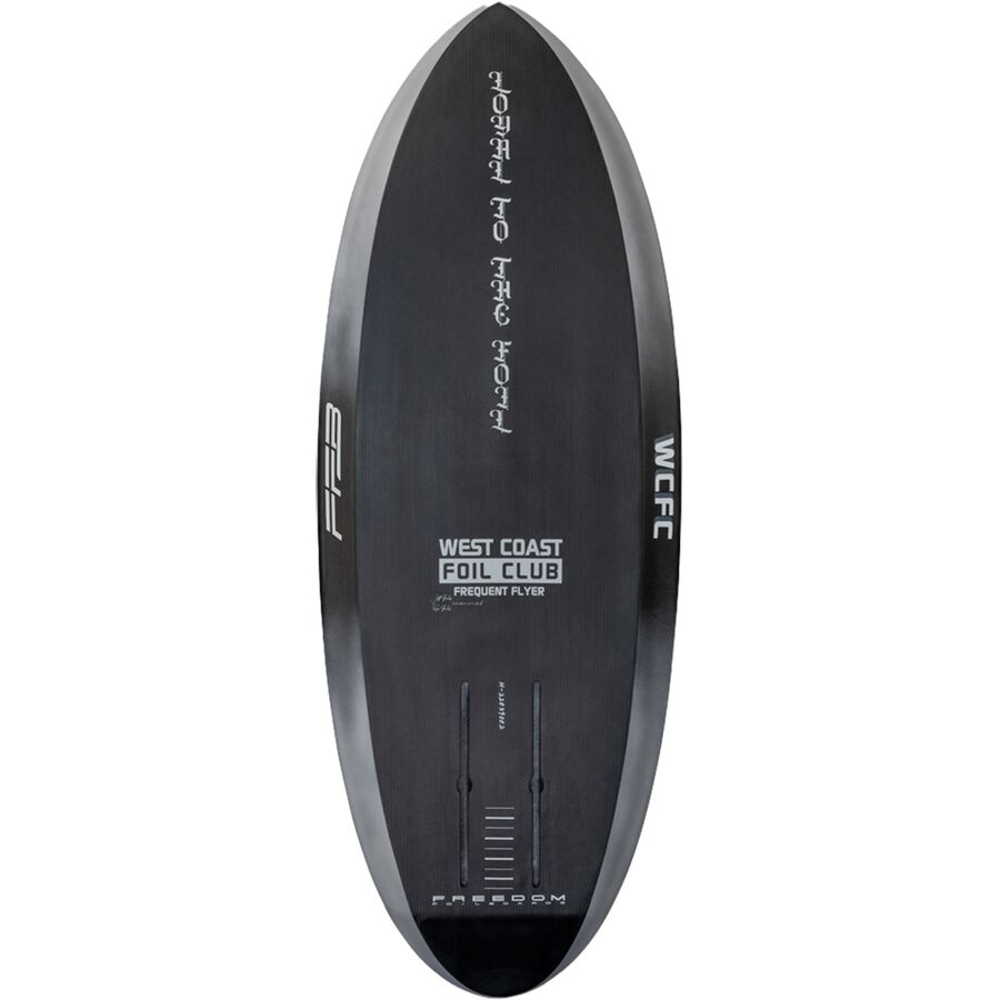 Freedom Foil Boards WCFC Frequent Flyer Surf Foilboard Black/White