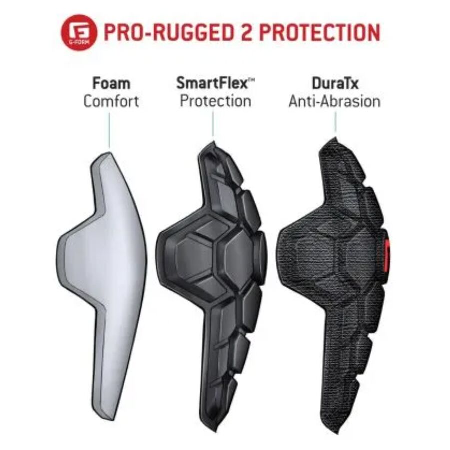 G-Form Pro Rugged 2 Knee-Shin Guard Black