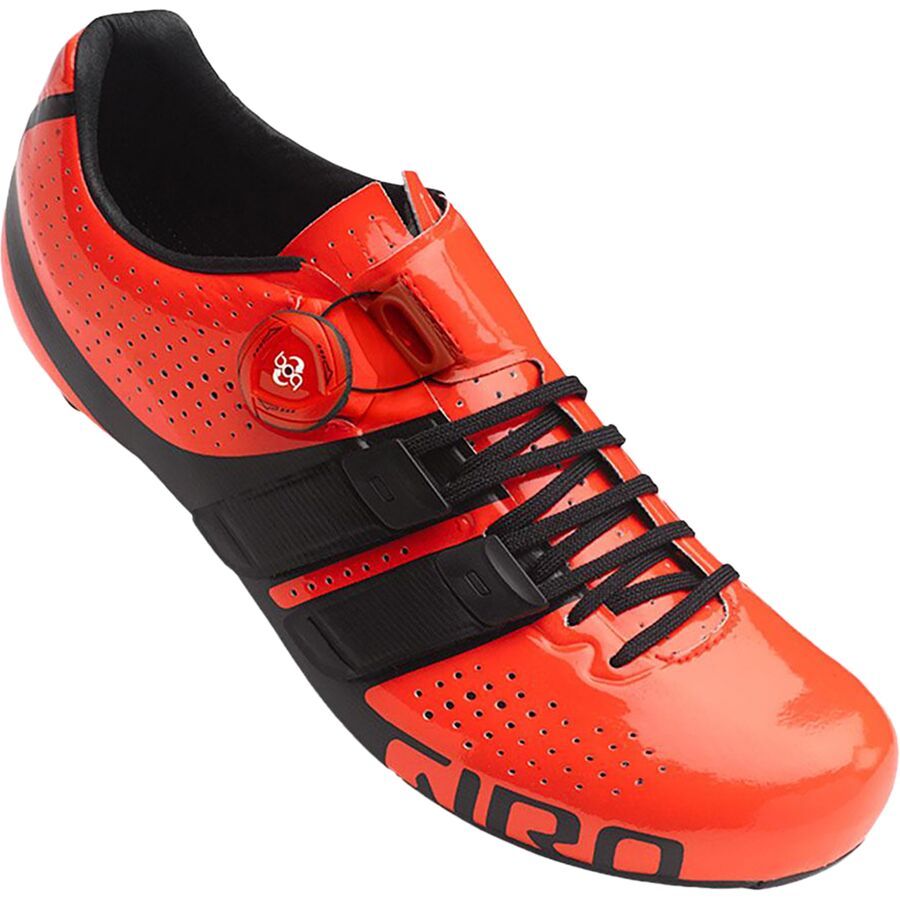 Giro Factor Techlace Road Cycling Shoes Vermillion/Black