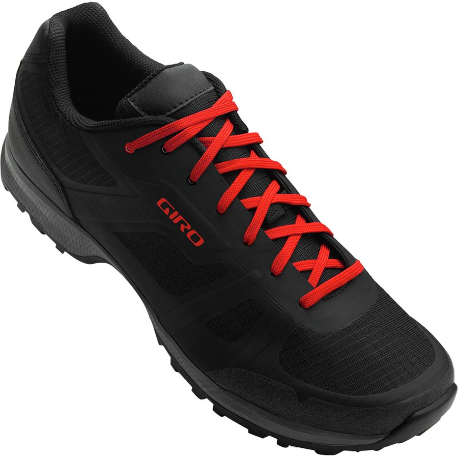 Giro Gauge Cycling Shoe - Men's Black/Bright Red