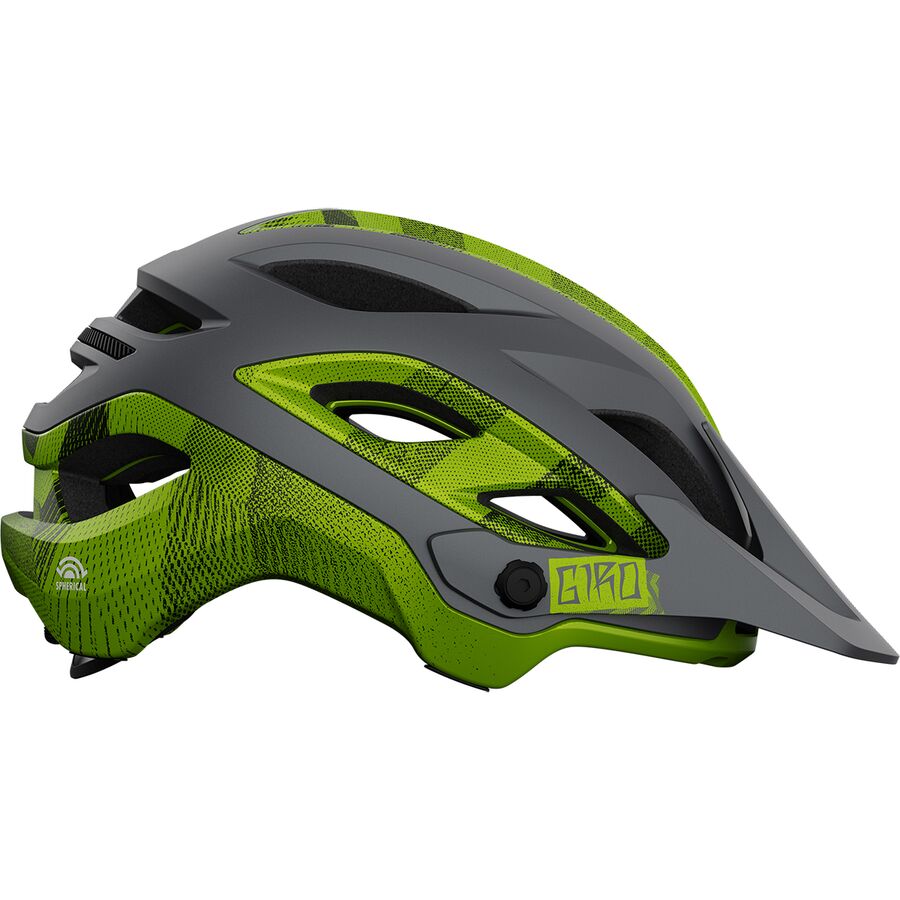 Giro Merit Spherical Helmet Matte Metallic Black/Ano Lime