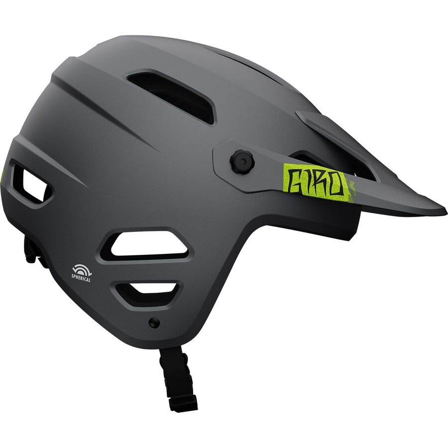 Giro Tyrant Spherical Helmet Matte Metallic Black/Ano Lime